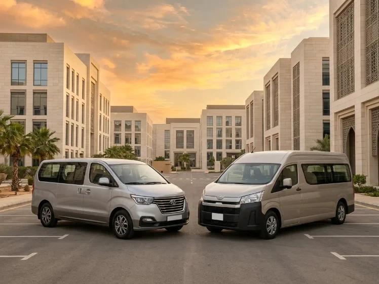 مقارنة بين تويوتا هايس وهيونداي