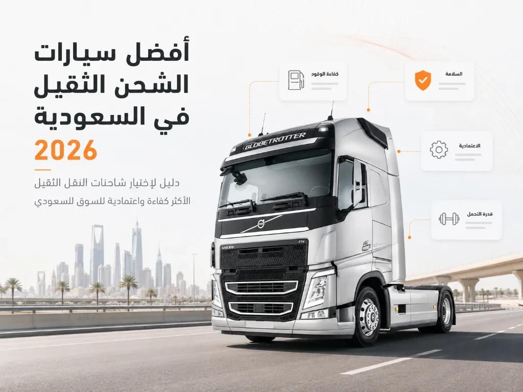 أفضل سيارات الشحن الثقيل في السعودية