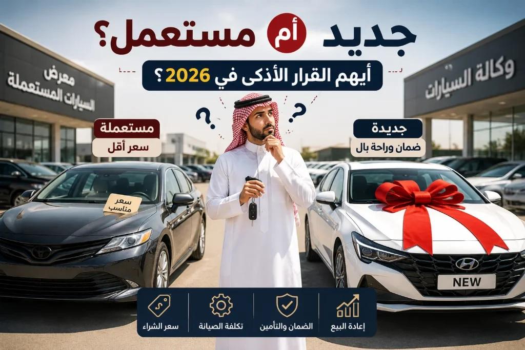 جديد أم مستعمل؟ أيهما الأفضل لشراء سيارة في 2026؟